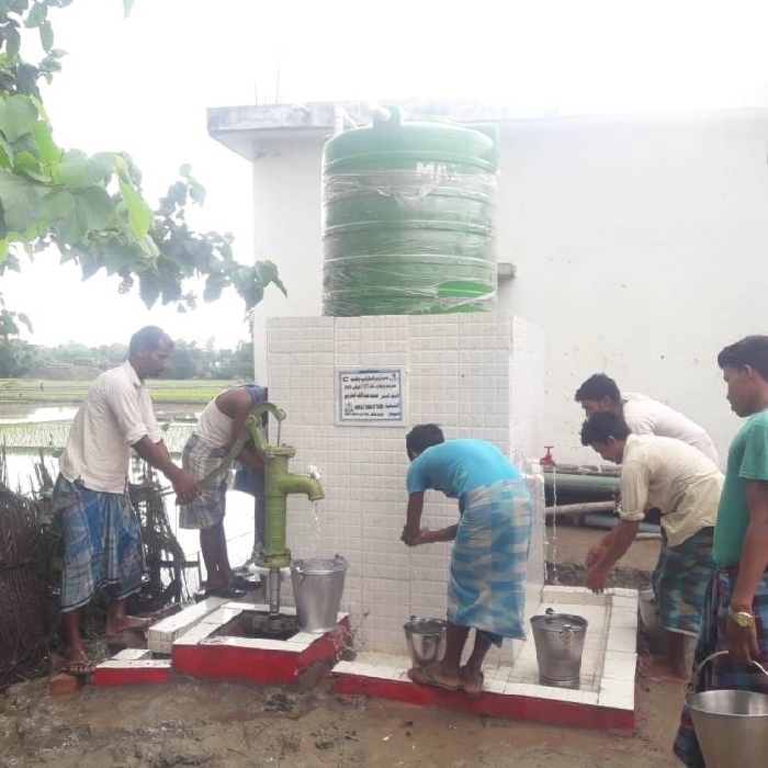 صورة مشروع حفر بئر بمضخه كهربائي في الهند باسم/ هدية سعيد العكاوي - رحمها الله